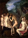 SPRANGER BARTHOLOMAUS (1546-1611) - Diana e Atteone